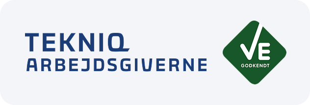 Tekniq Arbejdsgiverne - VE-certificeret